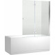 Шторка на ванну Aquanet Beta 4 NF6222-hinge складная, стекло прозрачное