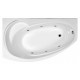 Акриловая ванна Aquanet Jersey 170x100 L пристенная, асимметричная