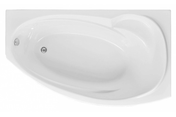 Акриловая ванна Aquanet Jersey 170x100 R пристенная, асимметричная