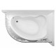 Акриловая ванна Aquanet Jersey 170x100 R пристенная, асимметричная