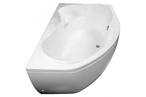 Акриловая ванна Aquanet Capri 170x110 R пристенная, асимметричная, объем 380 л.