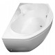 Акриловая ванна Aquanet Capri 170x110 R пристенная, асимметричная, объем 380 л.