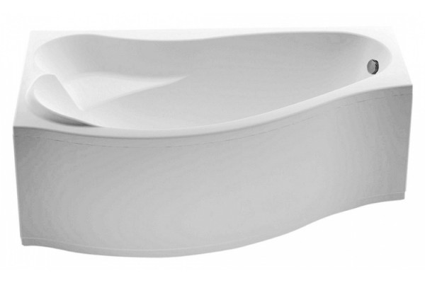 Акриловая ванна Aquanet Palma 170x100 L пристенная, асимметричная, объем 210 л.