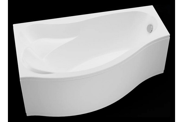 Акриловая ванна Aquanet Palma 170x100 L пристенная, асимметричная, объем 210 л.