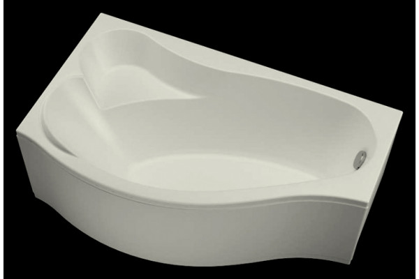 Акриловая ванна Aquanet Palma 170x100 L пристенная, асимметричная, объем 210 л.