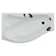 Акриловая ванна Aquanet Palma 170x100 L пристенная, асимметричная, объем 210 л.