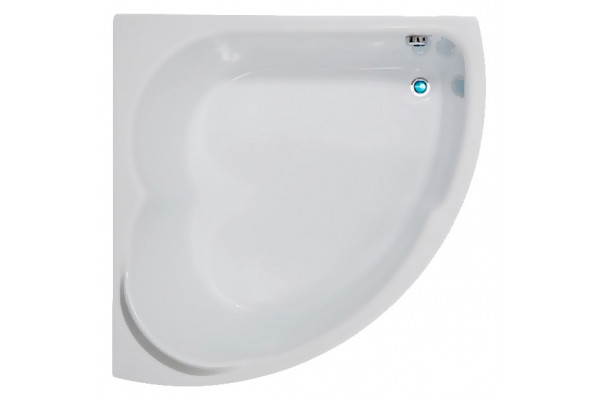 Акриловая ванна Aquanet Fregate 122x122 с каркасом, четверть круга, пристенная