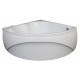 Акриловая ванна Aquanet Fregate 122x122 с каркасом, четверть круга, пристенная
