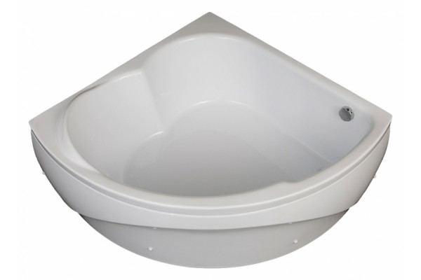 Акриловая ванна Aquanet Fregate 122x122 с каркасом, четверть круга, пристенная