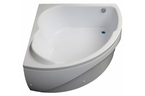 Акриловая ванна Aquanet Fregate 122x122 с каркасом, четверть круга, пристенная