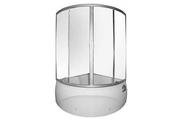 Акриловая ванна Aquanet Fregate 122x122 с каркасом, четверть круга, пристенная