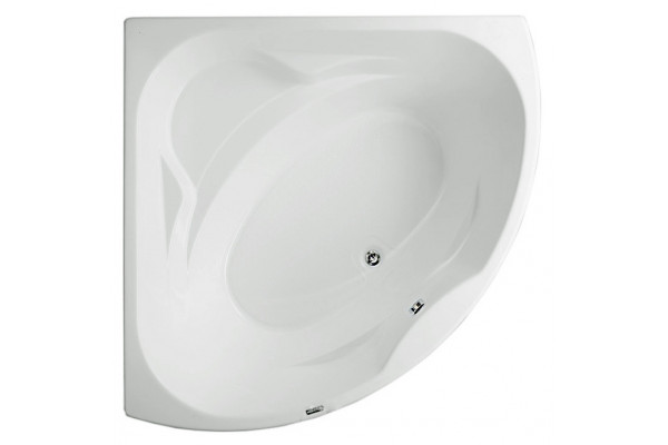 Акриловая ванна Aquanet Vitoria 135x135 пристенная, четверть круга, объем 265 л.