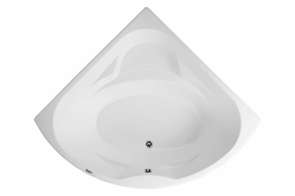 Акриловая ванна Aquanet Vitoria 135x135 пристенная, четверть круга, объем 265 л.