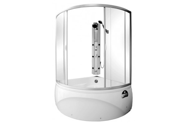 Акриловая ванна Aquanet Vitoria 135x135 пристенная, четверть круга, объем 265 л.
