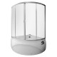 Акриловая ванна Aquanet Vitoria 135x135 пристенная, четверть круга, объем 265 л.