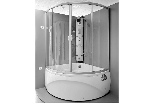 Акриловая ванна Aquanet Vitoria 135x135 пристенная, четверть круга, объем 265 л.