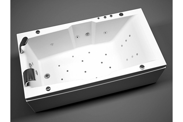 Акриловая ванна Aquanet Vega 190x100 пристенная, прямоугольная, объем 350 л.