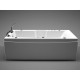 Акриловая ванна Aquanet Vega 190x100 пристенная, прямоугольная, объем 350 л.
