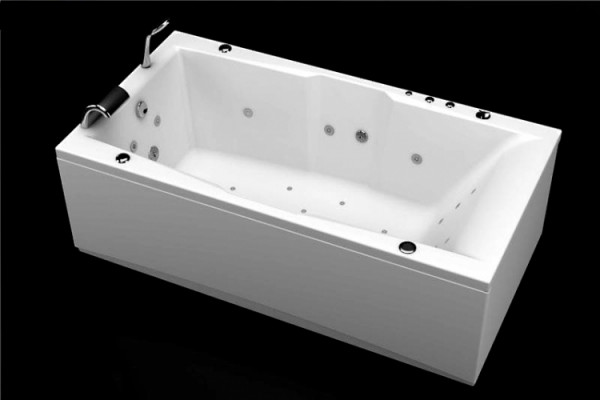 Акриловая ванна Aquanet Vega 190x100 пристенная, прямоугольная, объем 350 л.