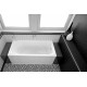 Акриловая ванна Aquanet Nord 160x70 пристенная, прямоугольная, объем 170 л.