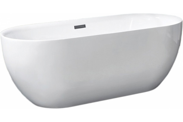 Акриловая ванна Aquanet Delight 170x78 овальная, отдельностоящая, объем 280 л.