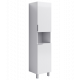 Шкаф-пенал Aqwella Brig 40 белый ручки хром,  в современном стиле