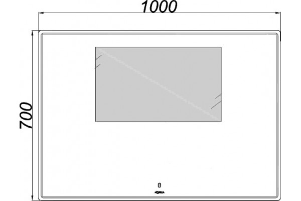 Зеркало Aqwella UM 100