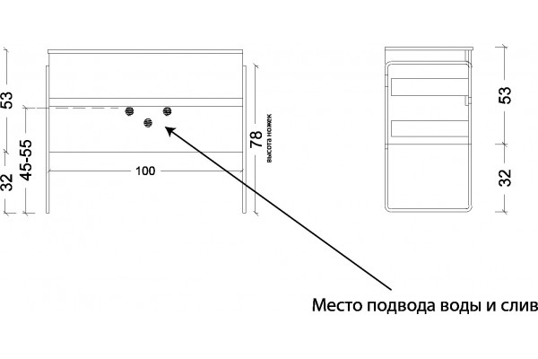 Мебель для ванной Armadi Art Vallessi 100 дуб темный, с белой раковиной, подвесная, матовая