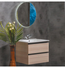 Мебель для ванной Armadi Art Capolda 65 light wood подвесная, с ящиками