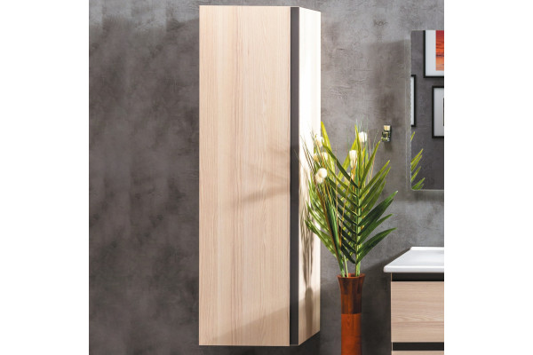 Шкаф-пенал Armadi Art Capolda light wood подвесной, с дверками