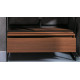 Тумба с раковиной Armadi Art Loft 120 dark wood, напольная, матовая