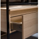 Тумба с раковиной Armadi Art Loft 100 light wood, напольная, матовая
