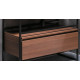Тумба с раковиной Armadi Art Loft 100 dark wood, напольная, матовая