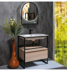 Мебель для ванной Armadi Art Loft 80 light wood, напольная в современном стиле
