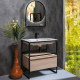 Мебель для ванной Armadi Art Loft 80 light wood, напольная в современном стиле
