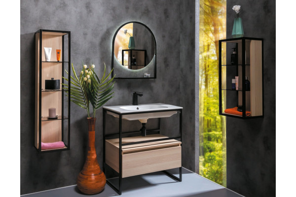 Мебель для ванной Armadi Art Loft 80 light wood, напольная в современном стиле