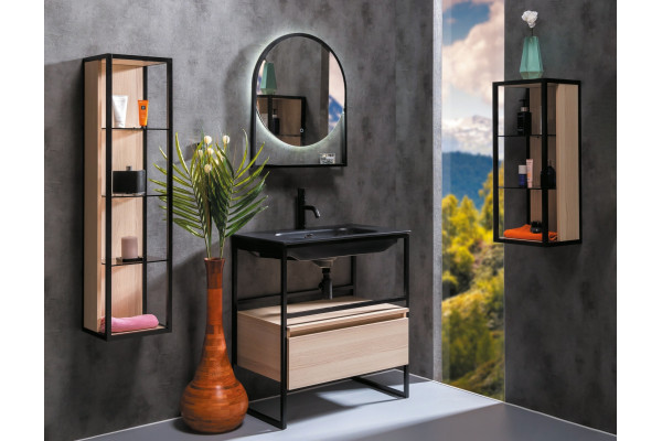 Мебель для ванной Armadi Art Loft 80 light wood, напольная в современном стиле