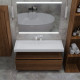 Тумба Armadi Art Flat Valessi Uno-S 120 dark oak подвесная, с ящиками