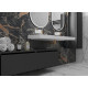 Тумба Armadi Art Flat Valessi Uno-S 140 антрацит матовый подвесная, с ящиками
