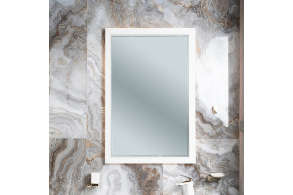 Зеркало Armadi Art NeoArt Dolce 70x105 жемчужное белое, с подсветкой