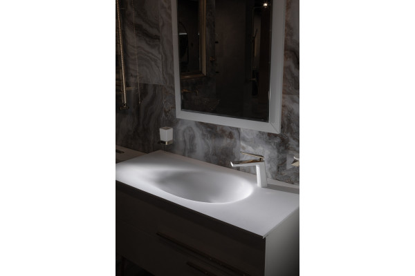 Зеркало Armadi Art NeoArt Dolce 70x105 жемчужное белое, с подсветкой