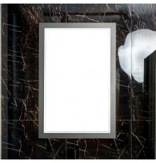 Зеркало Armadi Art Lucido 70x105 глянцевый графит, с подсветкой