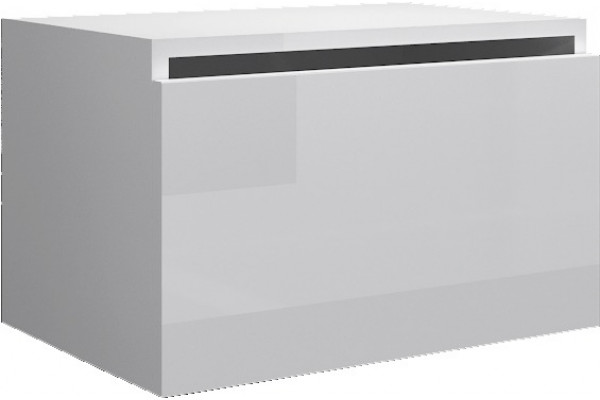 Тумба Armadi Art Flat Valessi Uno-S 60 белый глянец подвесная, с ящиками