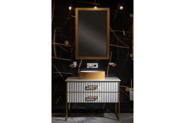 Зеркало Armadi Art Vallessi Dolce 105х70 gold