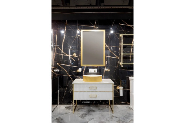 Зеркало Armadi Art Vallessi Dolce 105х70 gold
