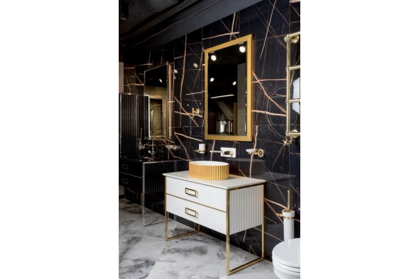Зеркало Armadi Art Vallessi Dolce 105х70 gold