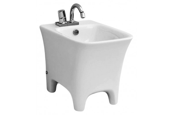 Биде напольное ArtCeram Cow CWB002 matte white цвет белый, прямоугольное, 37x54 см