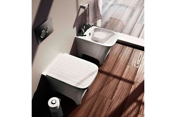 Биде напольное ArtCeram Cow CWB002 matte white цвет белый, прямоугольное, 37x54 см