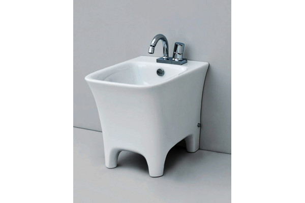 Биде напольное ArtCeram Cow CWB002 matte white цвет белый, прямоугольное, 37x54 см