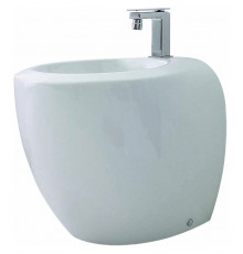 Биде напольное ArtCeram Blend BLB002 цвет белый, овальное, 36.5x52 см